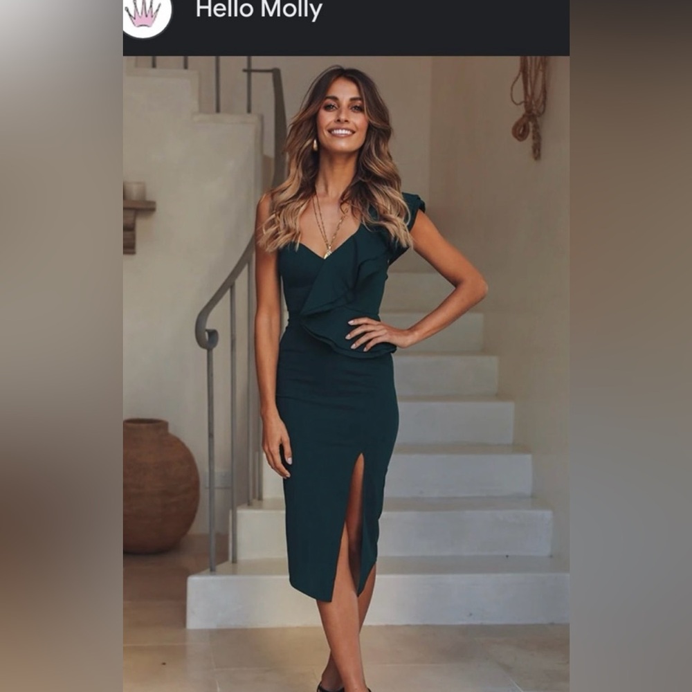 NWT green cocktail dress